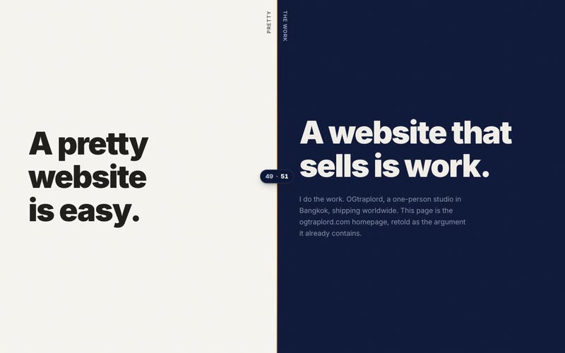 THE WORK template
