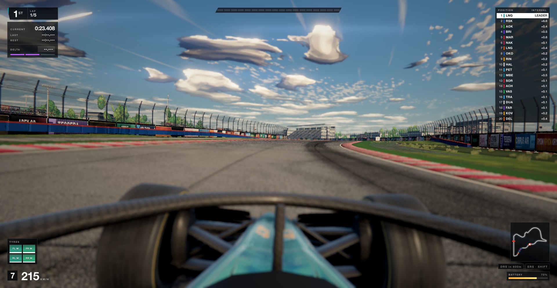 Apex Grand Prix — Onboard — the view from the car at speed