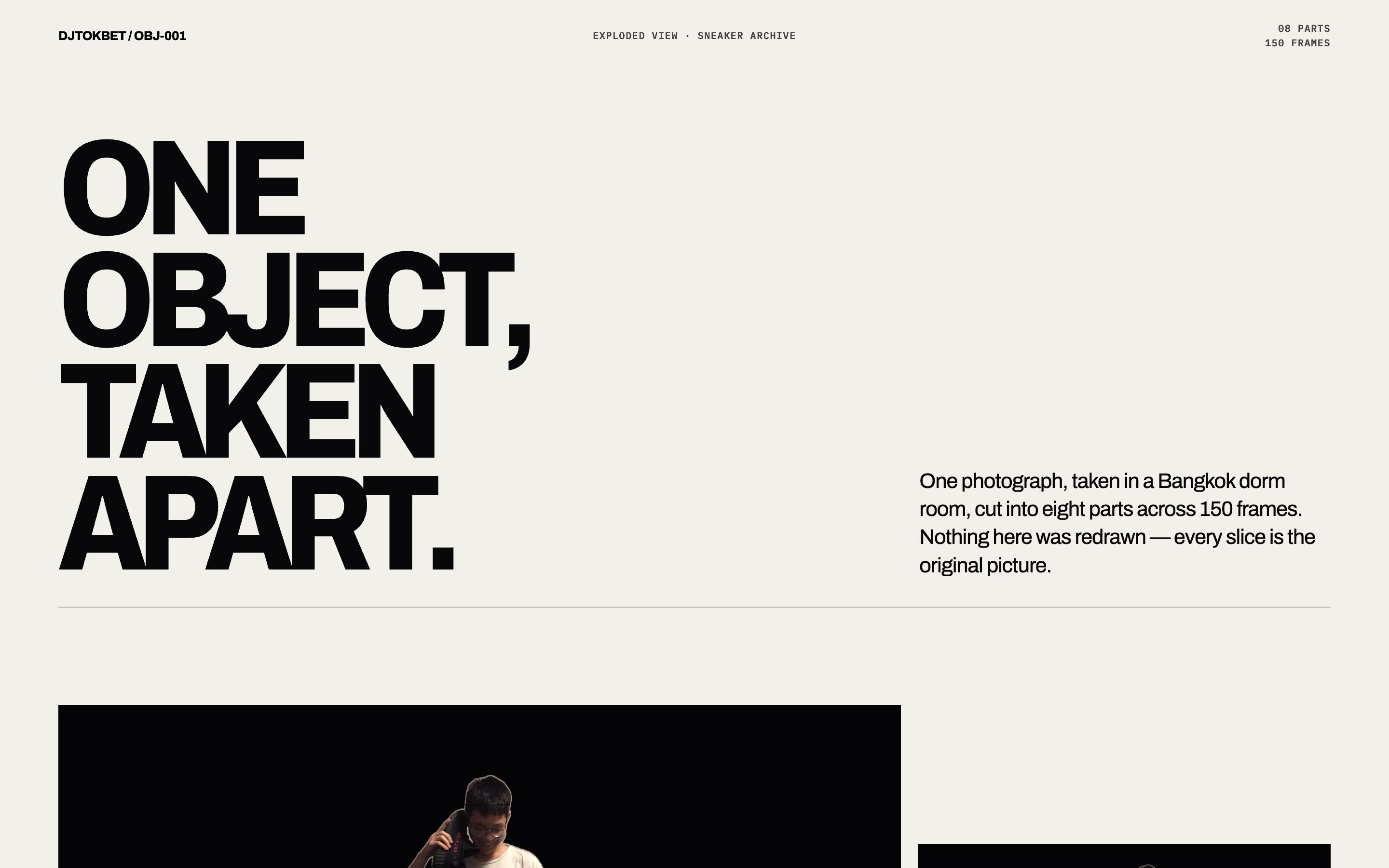 DJTOKBET &mdash; EXPLODED VIEW &mdash; Late in the flight
