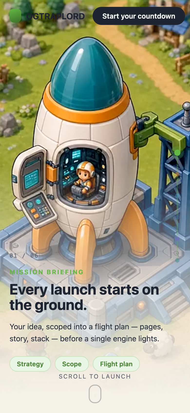 LIFTOFF &mdash; Mobile &mdash; 390px