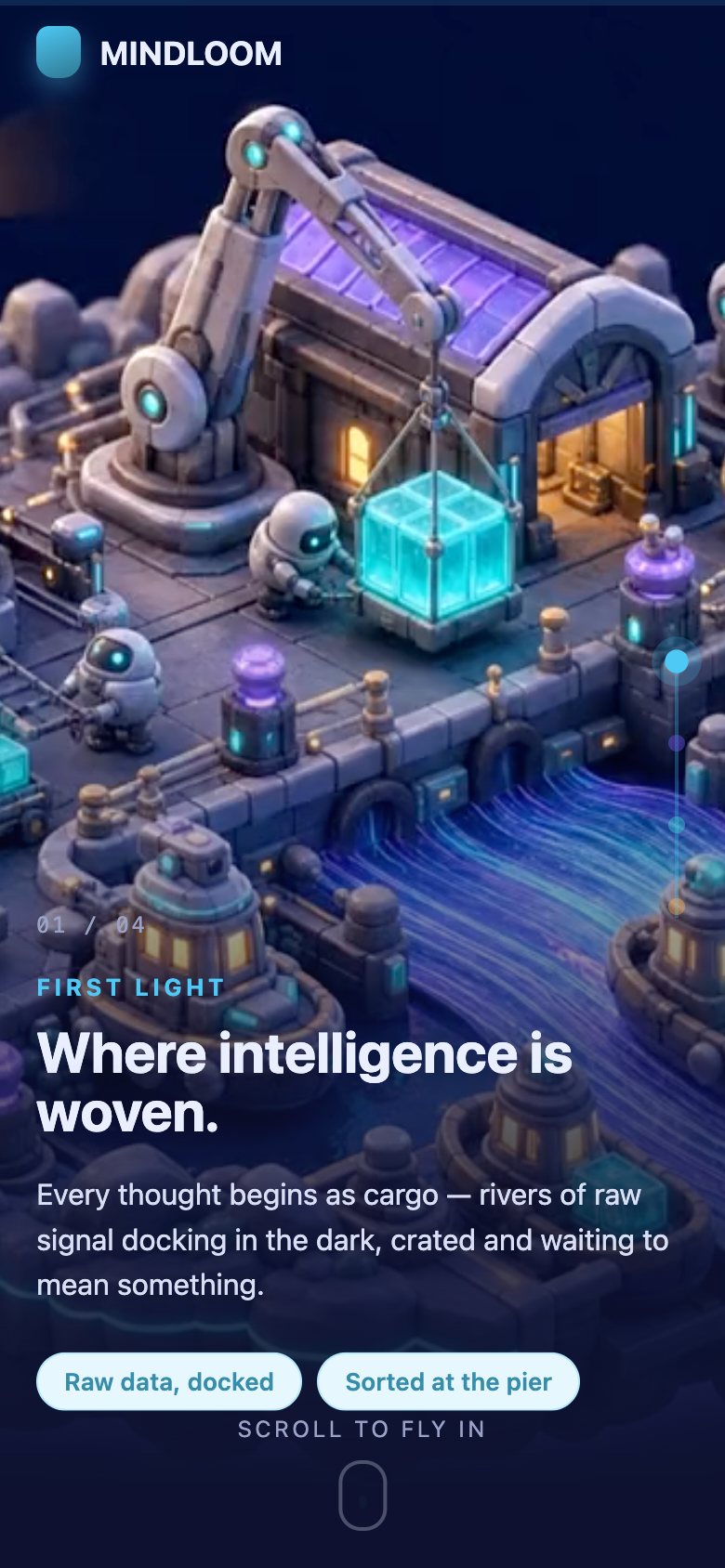 MINDLOOM &mdash; Mobile &mdash; 390px