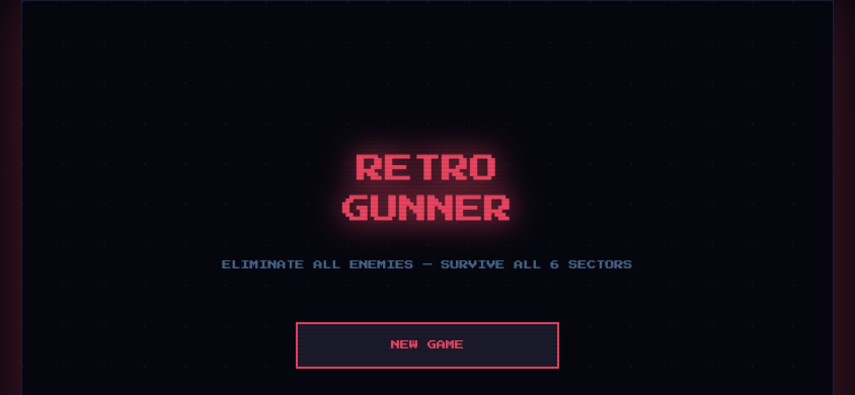 Retro Gunner &mdash; Mobile &mdash; landscape