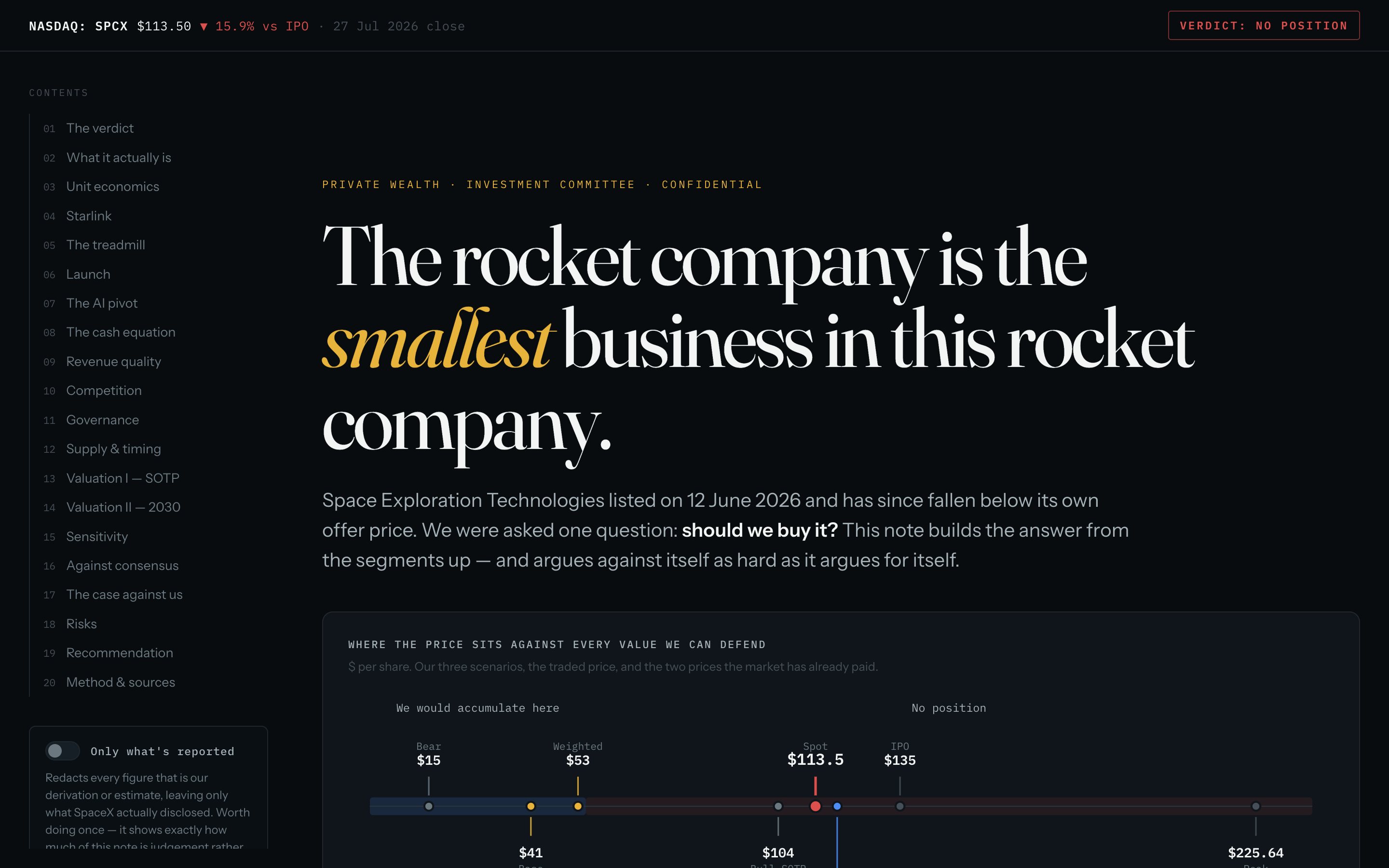 EQUITY RESEARCH NOTE &mdash; The opening view &mdash; desktop, 1440&times;900