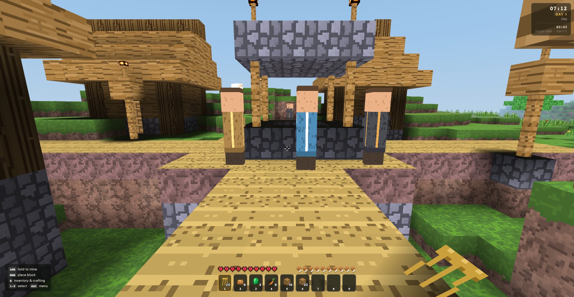 STRATA &mdash; A village at sunrise &mdash; the farmer, the fisher and the toolsmith