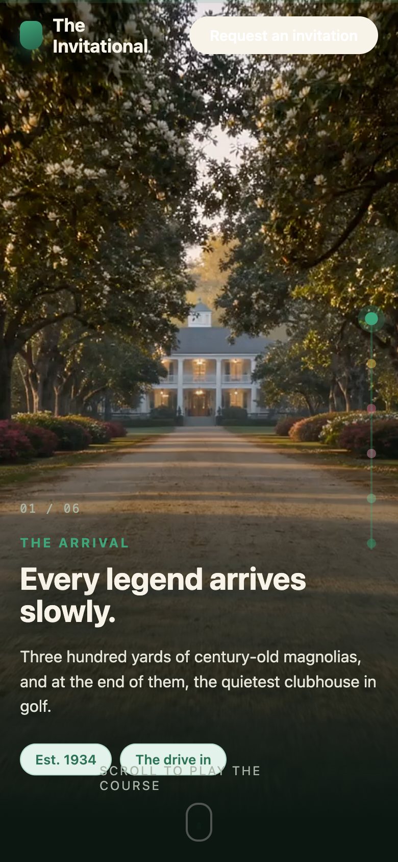 Scroll-World Original &mdash; Mobile &mdash; 390px