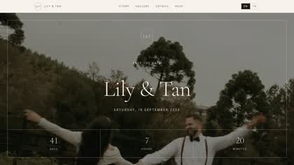 Wedding template card